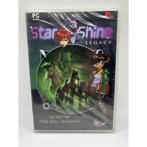 Starshine Legacy Secret Of Pine Hill Mansion PC CD Rom NEW Factory Sealed